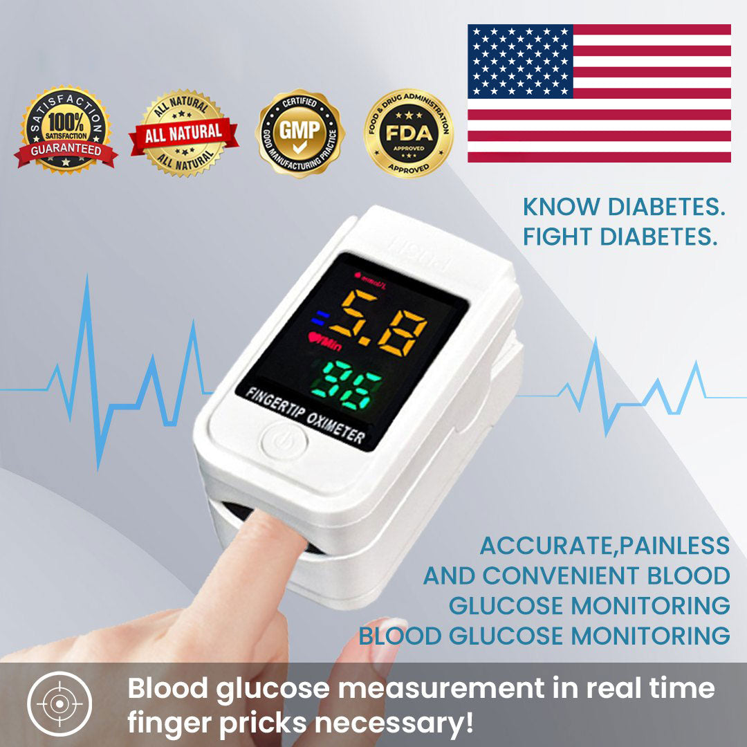 【OFFICIAL STORE】Miniyou™ GlucoSense Non-Invasive Laser Blood Glucose Meter【99.9%Accuracy👍Latest R&D in Medical Technology🗽🗽🗽】