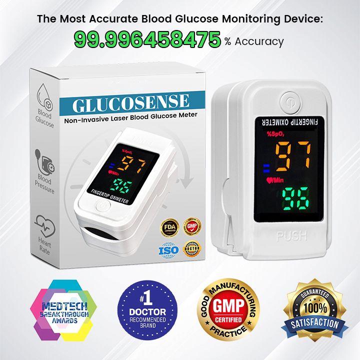 【OFFICIAL STORE】Miniyou™ GlucoSense Non-Invasive Laser Blood Glucose Meter【99.9%Accuracy👍Latest R&D in Medical Technology🗽🗽🗽】